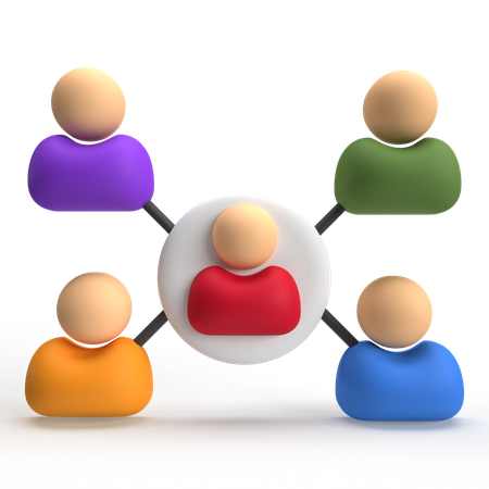 User Network  3D Icon