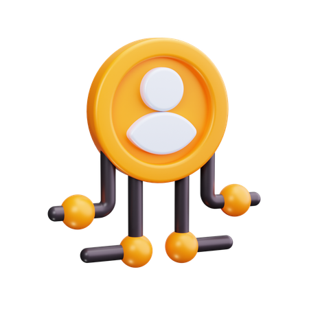 User Network  3D Icon