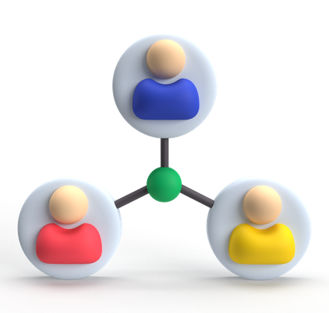 User Network  3D Icon