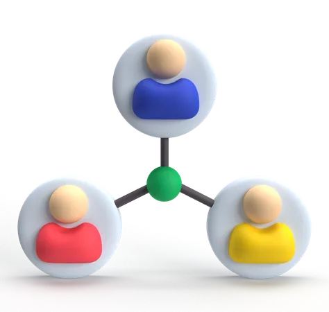 User Network  3D Icon