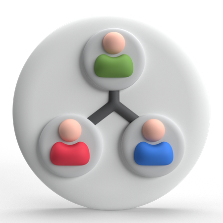 User Network  3D Icon