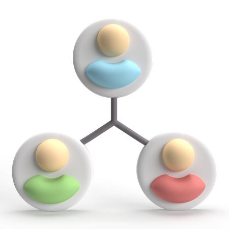 User Network  3D Icon