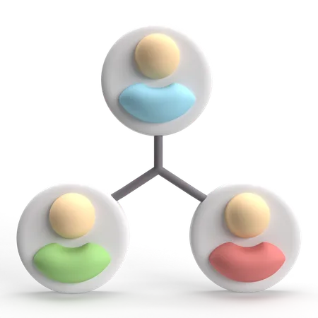 User Network  3D Icon