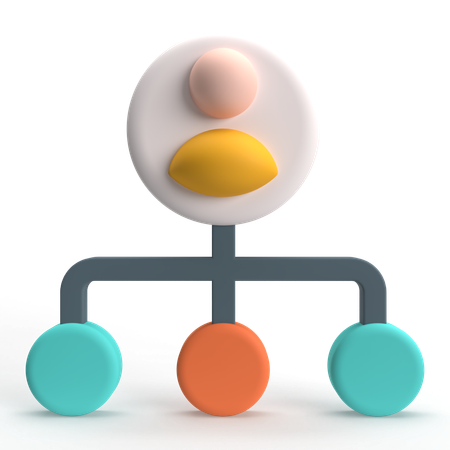 User Network  3D Icon