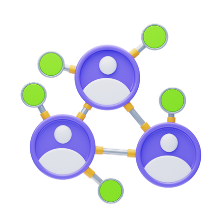 User Network  3D Icon