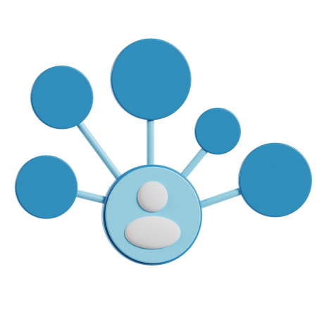 User Network  3D Icon