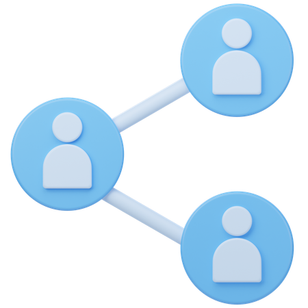 User Network  3D Icon