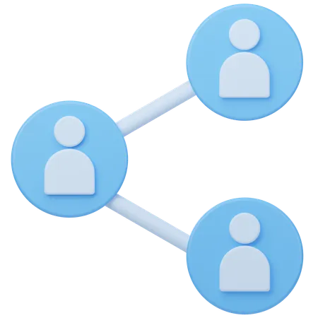 User Network  3D Icon