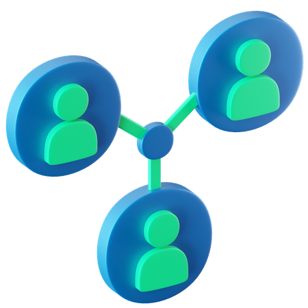 User Network  3D Icon