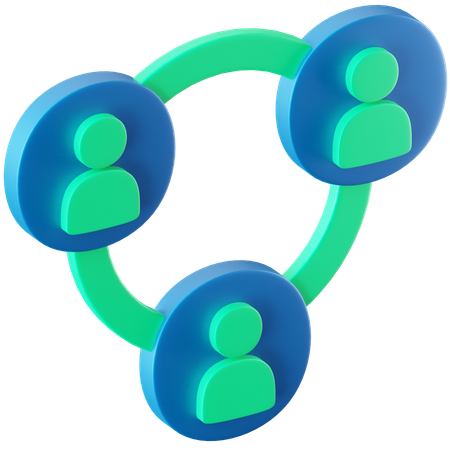 User Network  3D Icon