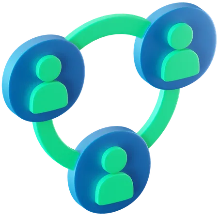 User Network  3D Icon