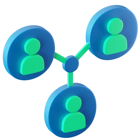 User Network  3D Icon