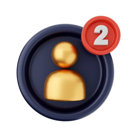 User Notification  3D Icon