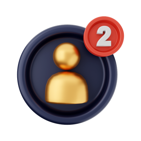 User Notification 3D Icon