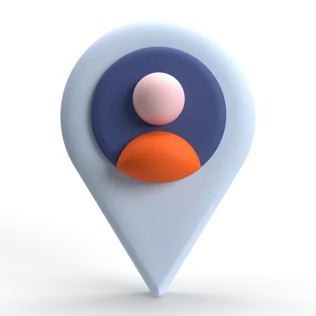 User Pin  3D Icon