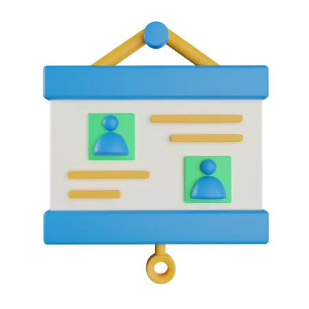 User Presentation  3D Icon