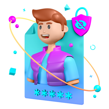 User Privacy  3D Icon