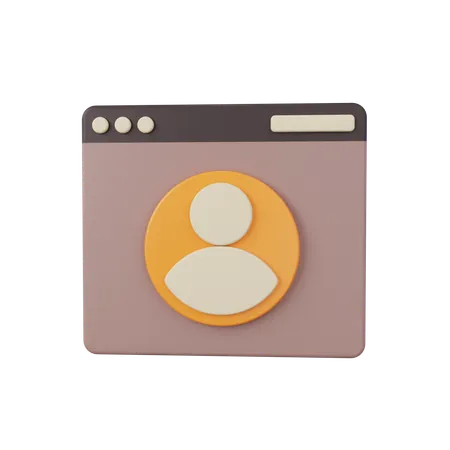 User Profile  3D Icon