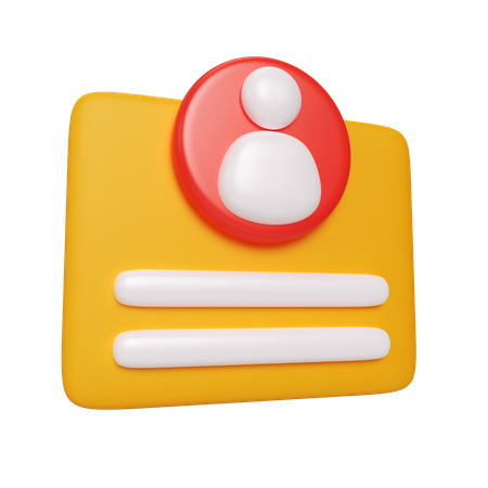 User Profile  3D Icon