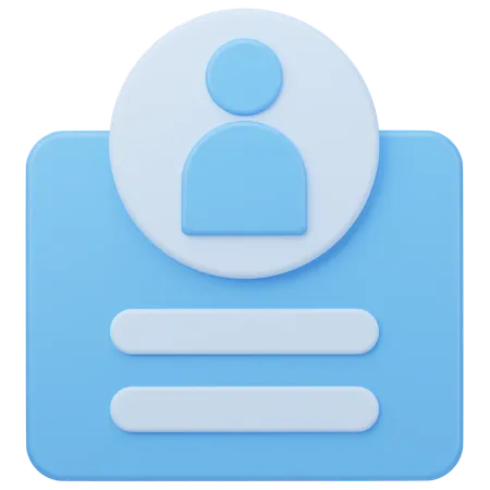 User Profile  3D Icon