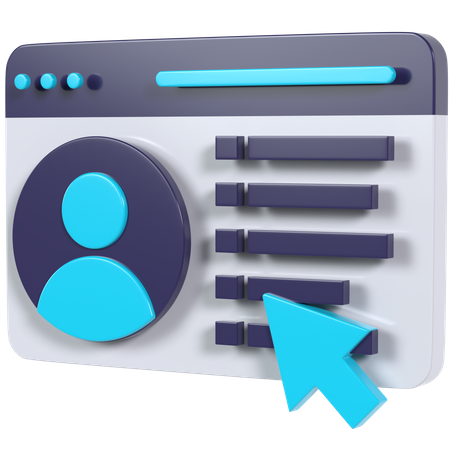 User Profile  3D Icon