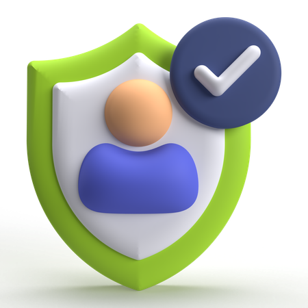 User Protection  3D Icon