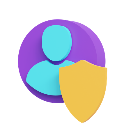 User Protection  3D Icon