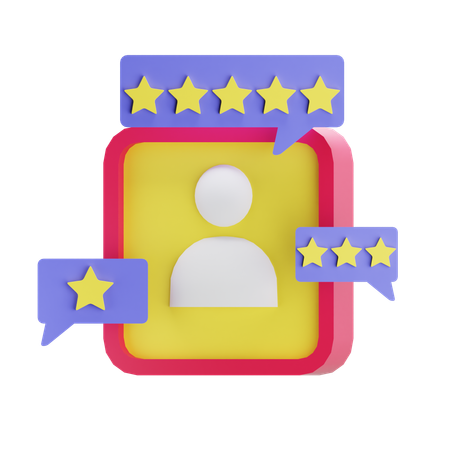 User Rating  3D Icon
