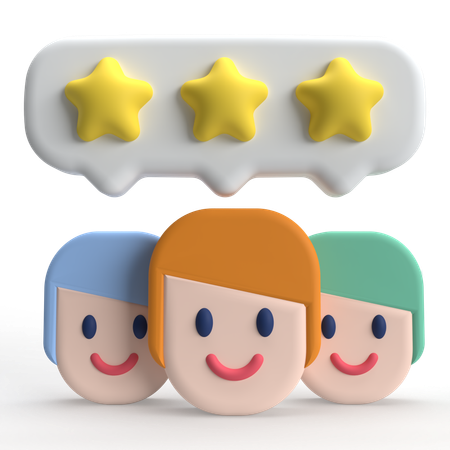 User Rating  3D Icon