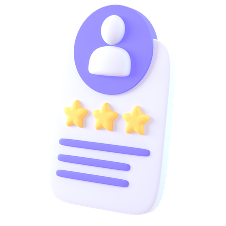 User Rating  3D Icon