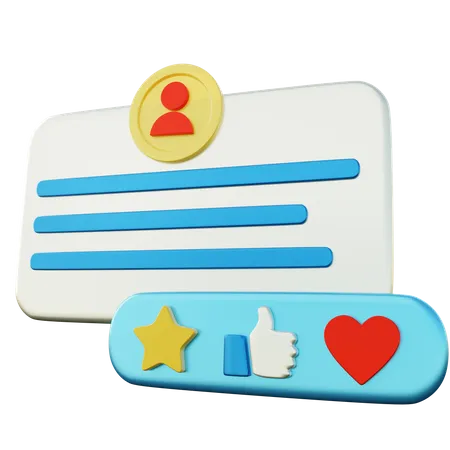 User Rating  3D Icon