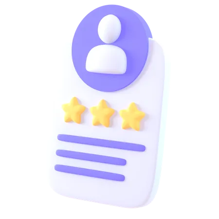User Rating 3D Icon