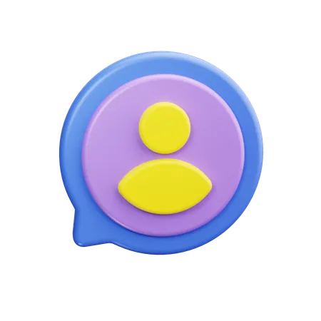 User referral  3D Icon