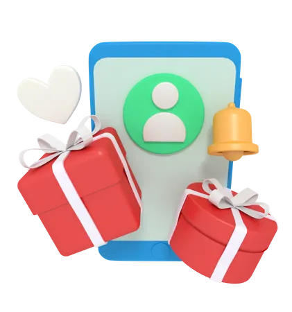 User Reward Notification  3D Icon