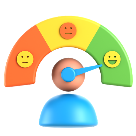 사용자 만족도  3D Icon