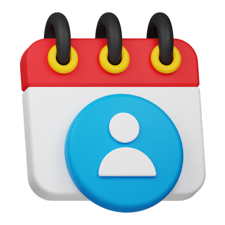 User Schedule  3D Icon