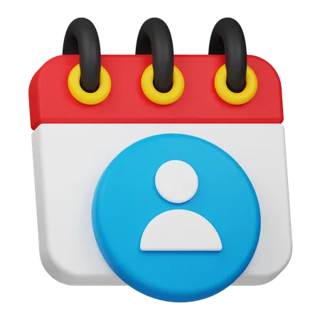 User Schedule  3D Icon