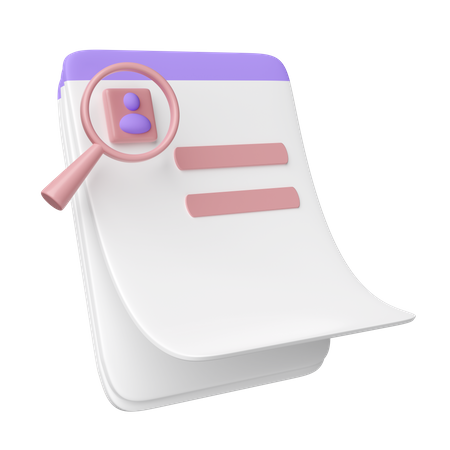 User Search  3D Icon