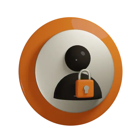 User Security  3D Icon