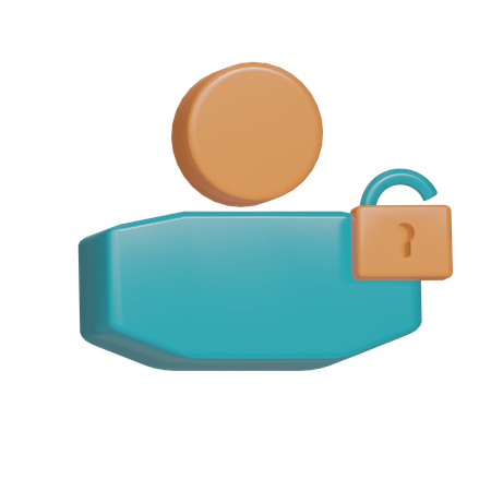 User Security  3D Icon