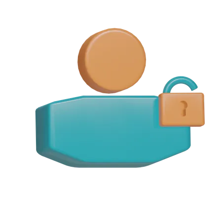 User Security  3D Icon