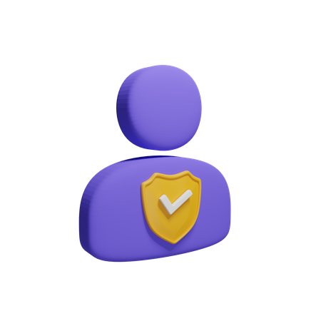 User Security  3D Icon