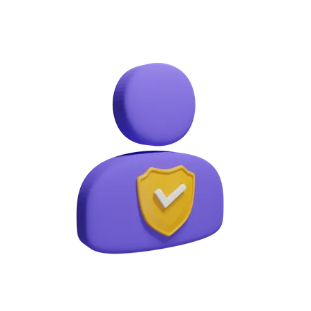 User Security  3D Icon