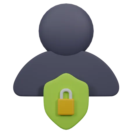 User Security  3D Icon