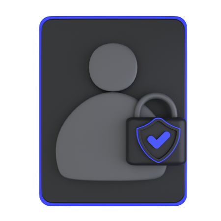 User Security  3D Icon