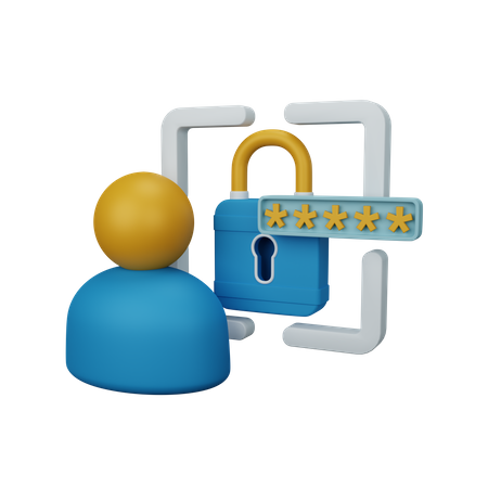 User Security  3D Icon