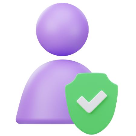 User Security  3D Icon