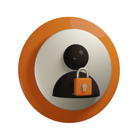 User Security  3D Icon