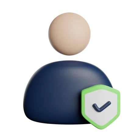 User Security  3D Icon