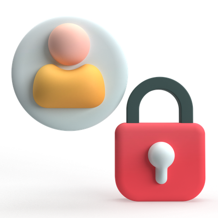 User Security  3D Icon